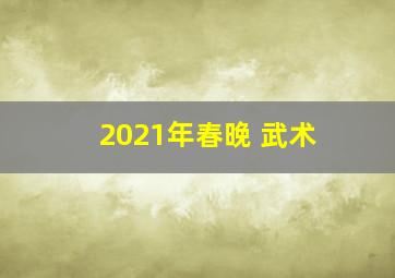 2021年春晚 武术